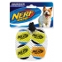NERF DOG X-Small SQUEAK TENNIS BALLS – Piłka tenisowa piszcząca dla psa / 4 szt.