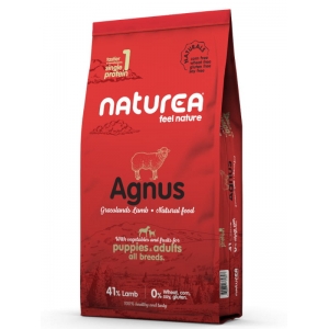 NATUREA Naturals AGNUS - Monobiałkowa karma dla szczeniąt i psów Jagnięcina 12 kg