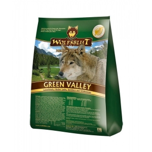 WOLFSBLUT Green Valley 2 kg - Z jagnięciną, świeżym łososiem, rokitnikiem i dzikimi ziołami