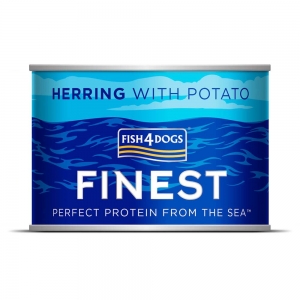 FISH4DOGS Herring Wet Complete Food  185 g – Karma mokra ze śledzia i ziemniaków