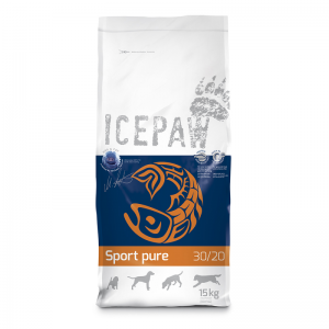 ICEPAW Sport Pure - śledź - karma sucha wysokobiałkowa dla aktywnych psów 15 kg