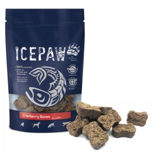 ICEPAW Vet Line Sensitive - Cranberry Bones – przysmaki dla psa z żurawiną i kaolinitem 200 g