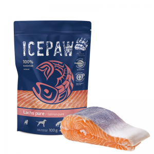 ICEPAW High Premium Lachs - czysty łosoś dla psów 100 g