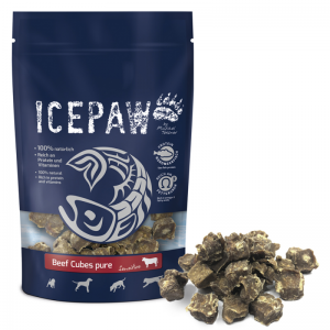 ICEPAW Vet Line Sensitive - Beef Cubes pure - przysmaki dla psa z wołowiny  200 g