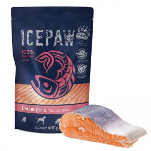 ICEPAW High Premium Lachs - czysty łosoś dla psów 400 g