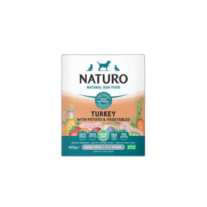 NATURO GRAIN FREE ADULT DOD TACKA 400 g - INDYK z ziemniakami i warzywami