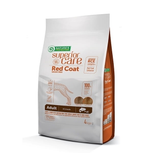 NATURE'S PROTECTION SC RED COAT Grain Free Salmon & Krill Adult All Breeds 4 kg