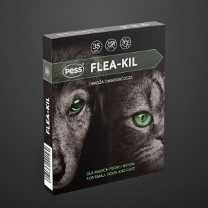 PESS FLEA-KIL Obroża owadobójcza dla małych psów i kotów 35 cm