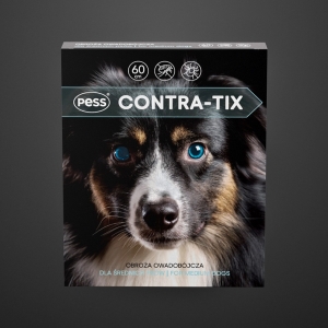PESS CONTRA-TIX Obroża owadobójcza dla średnich psów 60 cm