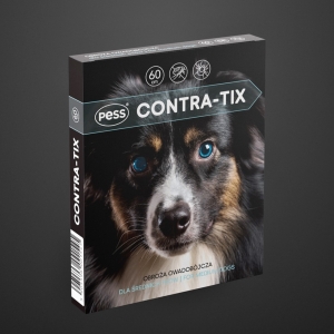 PESS CONTRA-TIX Obroża owadobójcza dla średnich psów 60 cm