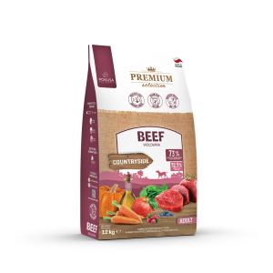 POKUSA PREMUM SELECTION Beef  ADULT 12 kg - karma sucha z wołowiną dla dorosłych psów