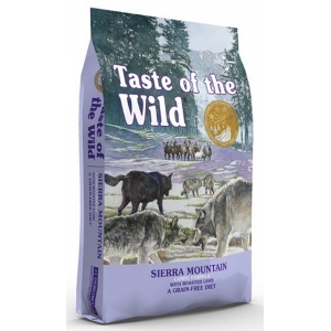 TASTE OF THE WILD SIERRA MOUNTAIN CANINE 12,2 kg - Bezzbożowa karma z jagnięciną dla psów wszystkich ras