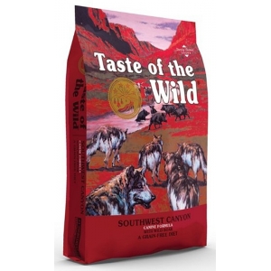 TASTE OF THE WILD SOUTHWEST CANYON 5,6 kg - Bezzbożowa karma dla psów wszystkich ras, niezależnie od wieku